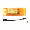 Truck-Lite Led, Yellow Rectangular, 8 Diode, Marker Clearance Light, Pc, 2 Screw Forget M/C, .180 21075Y